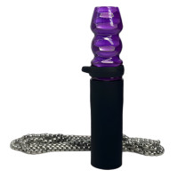 Персональный Мундштук для Кальяну Glow HoneyComb Purple