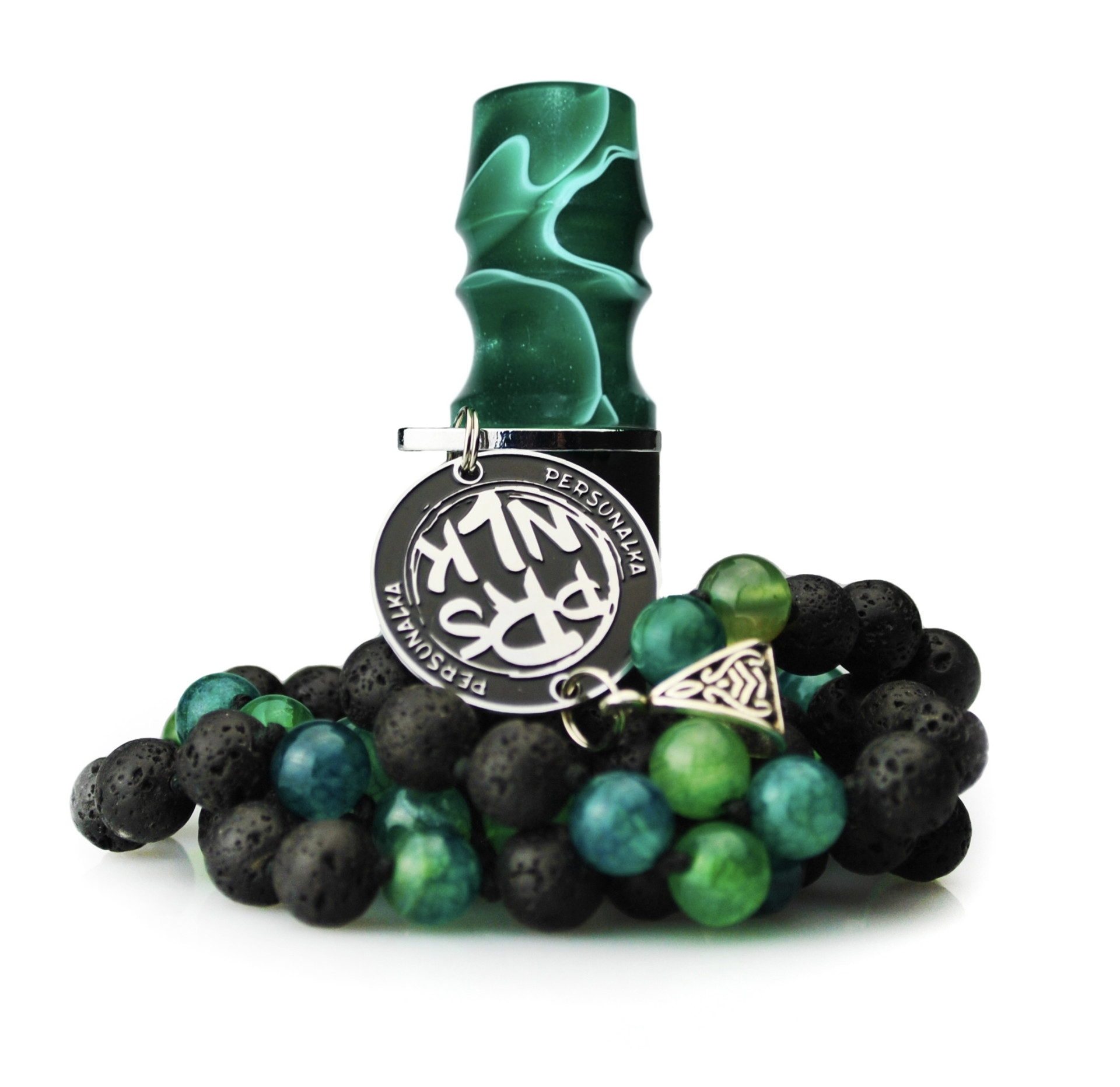 Персональний мундштук для Кальяну PERSONALKA Stone Green
