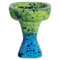 Чаша для Кальяну GrynBowls Hexahedron Зелено - Блакитна