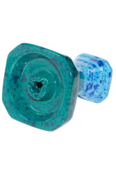 Чаша для Кальяну GrynBowls Hexahedron Бірюзово-Блакитна