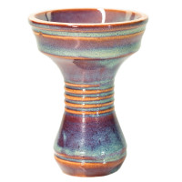 Чаша для Кальяну Gusto Bowls Killa Bowl Glaze II Червоно - Бірюзовий