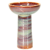 Чаша для Кальяну Gusto Bowls Classic Phunnel Glaze II Червоно - Бірюзовий