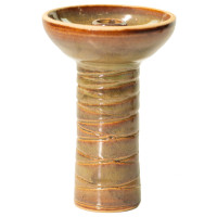 Чаша для Кальяну Gusto Bowls Classic Phunnel Glaze II Зелено - Коричневий