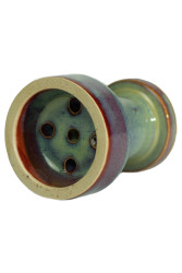 Чаша для Кальяну Gusto Bowls Rook 2.0 Glaze II Зелено - коричневий