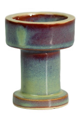 Чаша для Кальяну Gusto Bowls Rook 2.0 Glaze II Зелено - коричневий