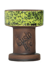 Чаша для Кальяну Gusto Bowls Rook Зелена в крапку