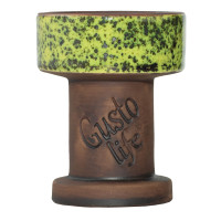 Чаша для Кальяну Gusto Bowls Rook Зелена в крапку
