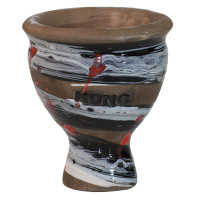 Чаша для Кальяна KONG Mummy Glaze Space Dracula Black