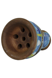 Чаша для Кальяну KONG Mummy Glaze Space Van Gogh Blue