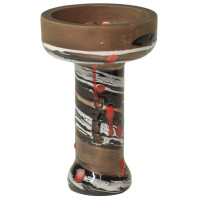 Чаша для Кальяна KONG Phunnel Glaze Space Dracula Black