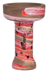 Чаша для Кальяну KONG Phunnel Glaze Space Red