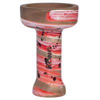 Чаша для Кальяна KONG Phunnel Glaze Space Red