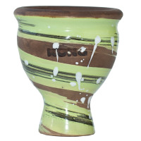 Чаша для Кальяна KONG Mummy Glaze Space Green
