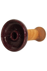 Чаша для Кальяну Облако Phunnel L Glaze top Фіолетовий в точку