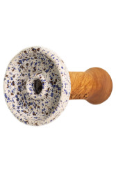 Чаша для Кальяну Облако Phunnel L Glaze top Білий в точку