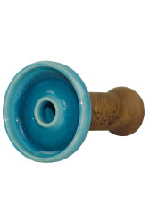 Чаша для Кальяну Облако Phunnel L Glaze top Блакитна Кракле