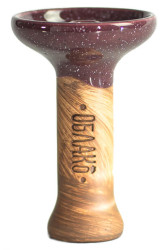 Чаша для Кальяну Облако Phunnel M Glaze top Фіолетовий в Точку