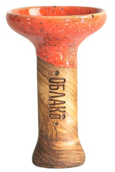 Чаша для Кальяну Облако Phunnel M Glaze top Помаранчевий в Точку