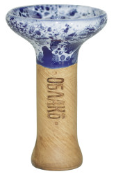 Чаша для Кальяна Облако Phunnel M Glaze top Синий мрамор