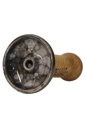 Чаша для Кальяну Облако Phunnel M Glaze top Cірий ч.мрамор