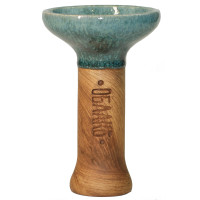 Чаша для Кальяна Облако Phunnel M Glaze top Зелёный топаз
