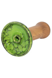 Чаша для Кальяну Облако Phunnel M Glaze top Салатово ч.мармур