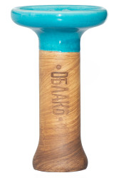 Чаша для Кальяну Облако Phunnel S Glaze top Блакитна кракле