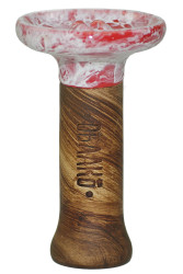 Чаша для Кальяну Облако Phunnel S Glaze top Червоний мармур