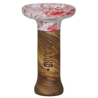 Чаша для Кальяна Облако Phunnel S Glaze top Красный мрамор