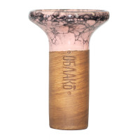 Чаша для кальяна Облако Flow Black on Pink-black Marble