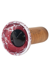Чаша для кальяну Облако Flow Black on Burgundy Marble