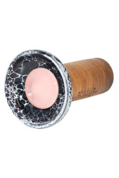 Чаша для кальяну Облако Flow Pink on Black Marble