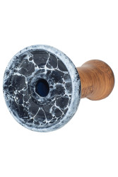 Чаша для Кальяну Облако Phunnel M Glaze top Чорний мармур