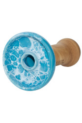 Чаша для Кальяну Облако Phunnel L Glaze top Блакитний мармур