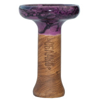 Чаша для Кальяна Облако Phunnel L Glaze top Фиолетовый ч.мрамор