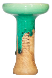 Чаша для Кальяну Облако Phunnel L Glaze top Зелена кракле