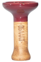 Чаша для Кальяну Облако Phunnel M Glaze top Винний червоний