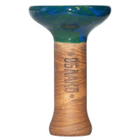 Чаша для Кальяна Облако Phunnel M Glaze top Зелено-синий мрамор