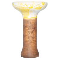 Чаша для Кальяна Облако Phunnel M Glaze top Желтый мрамор
