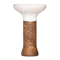 Чаша для Кальяна Облако Phunnel M Glaze top Бело-розовый мрамор