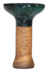 Чаша для Кальяна Облако Phunnel M Glaze top Черно-зеленый мрамор