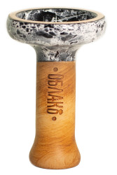 Чаша для Кальяну Облако Black Glaze top Чорний мармур
