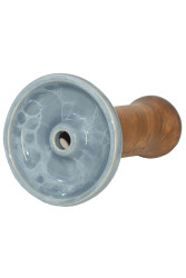 Чаша для Кальяну Облако Phunnel M Glaze top Сірий мармур