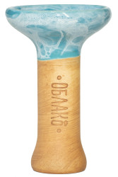 Чаша для Кальяну Облако Phunnel M Glaze top Блакитний мармур