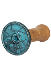 Чаша для Кальяну Облако Phunnel S Glaze top Блакитний ч.мармур