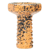 Чаша для Кальяну Tor Evil Screw Bowl Glaze Чорно-помаранчевий
