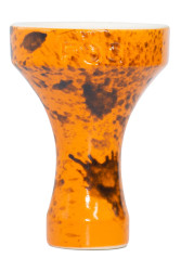 Чаша для Кальяну Fog Assassin Semi-Glazed Помаранчевий з чорним