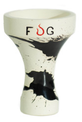 Чаша для Кальяну Fog Assassin Semi-Glazed Черные Кляксы