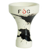 Чаша для Кальяну Fog Assassin Semi-Glazed Черные Кляксы