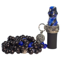 Персональний мундштук для Кальяну Japona Samurai Blue Beads